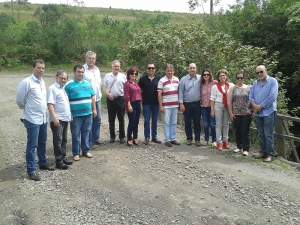 Visita a campo realizada no município de Treviso.