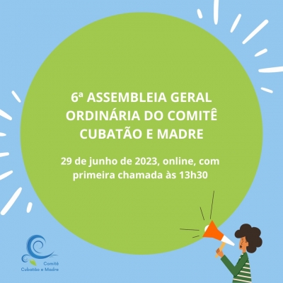 Convocação - 6º AGE do Comitê Cubatão e Madre