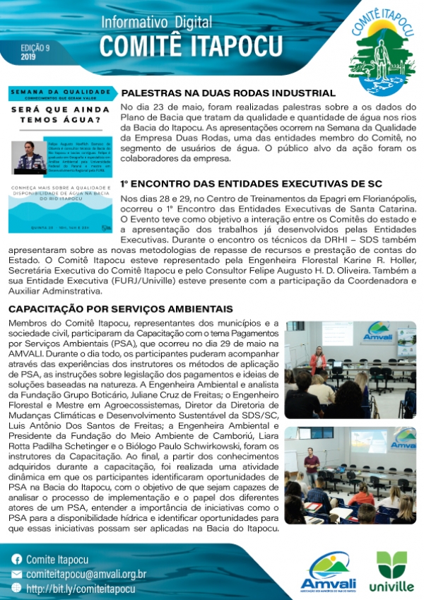 INFORMATIVO DIGITAL EDIÇÃO 9/2019