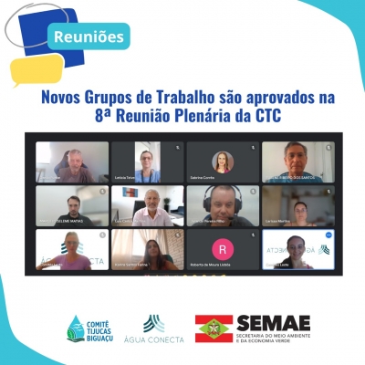 Novos Grupos de Trabalho são aprovados na 8ª Reunião Plenária da CTC