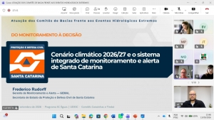 Comit&ecirc; Antas e Afluentes do Peperi-gua&ccedil;u participa de capacita&ccedil;&atilde;o sobre eventos hidrol&oacute;gicos extremos e refor&ccedil;a import&acirc;ncia da forma&ccedil;&atilde;o cont&iacute;nua dos representantes
