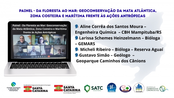 3º Encontro do Curso de Formação de Professores em Educação Ambiental discute Geoconservação da Mata Atlântica e Zona Costeira