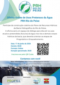 Oficina discutir&aacute; os usos futuros da &aacute;gua na Bacia Hidrogr&aacute;fica do Rio do Peixe