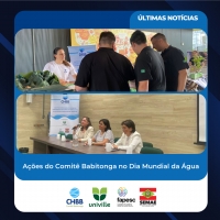 Ações do Comitê Babitonga no Dia Mundial da Água