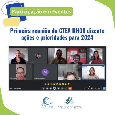 Primeira reunião do GTEA RH08 discute ações e prioridades para 2024
