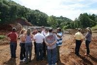 DIRETORIA E CONSELHO CONSULTIVO DO COMITÊ DO RIO JACUTINGA VISITAM AS OBRAS DA BARRAGEM DE CONTENÇÃO DE CHEIAS DO MUNICÍPIO DE CONCÓRDIA