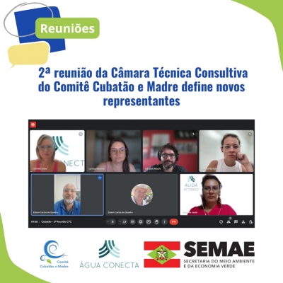 2ª reunião da Câmara Técnica Consultiva do Comitê Cubatão e Madre define novos representantes