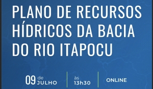 Comit&ecirc; Itapocu promove curso geral sobre Plano de Recursos H&iacute;dricos da Bacia Hidrogr&aacute;fica do Rio Itapocu. Inscreva-se!