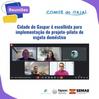 Cidade de Gaspar é escolhida para implementação do projeto-piloto de esgoto doméstico