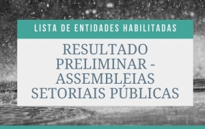 Divulgada a lista preliminar de entidades habilitadas para as Assembleias de renovação da composição do Comitê Tubarão e Complexo Lagunar