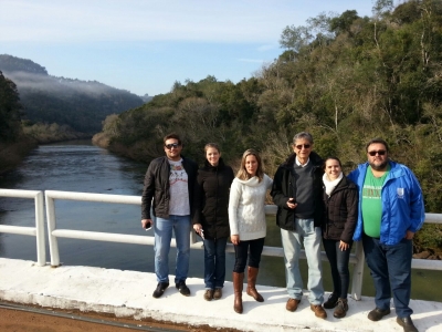 Aconteceu neste fim de semana trabalho de campo com a equipe técnica do Plano de Recursos Hídricos da nossa região