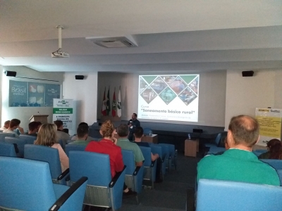 Membros do Comitê Jacutinga e Ecopef participam de Curso de Saneamento Básico Rural