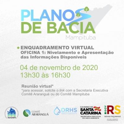 Comitês iniciam realização de oficinas de enquadramento da Bacia do Rio Mampituba