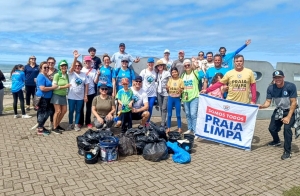 Comitê Araranguá e Afluentes do Mampituba participa de ação no Dia Mundial da Limpeza
