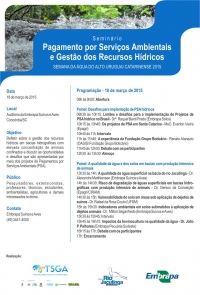 Seminário Pagamento por Serviços Ambientais