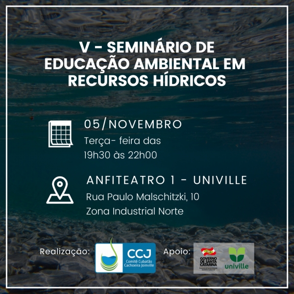 V - Seminário de Educação Ambiental  em Recursos Hídricos