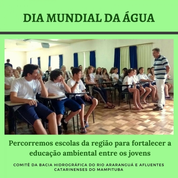 Educação ambiental ganha reforço no Dia Mundial da Água