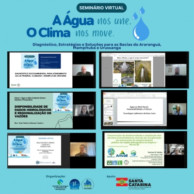 Comitês organizam evento conjunto sobre Água e Clima