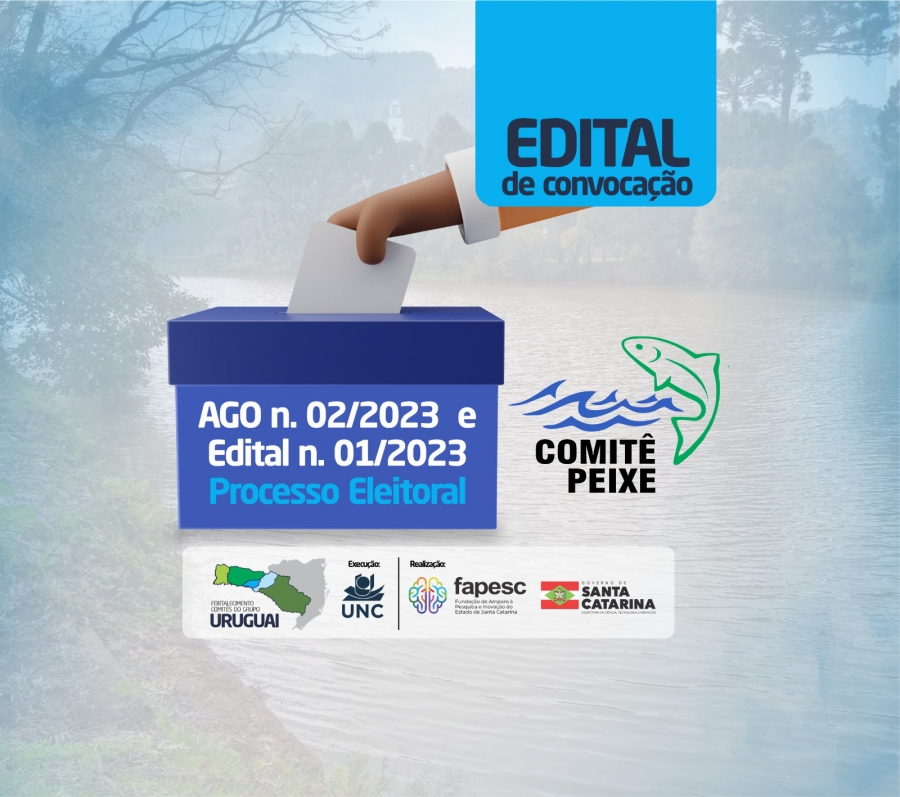Comitê Peixe lança edital para Processo Eleitoral (2023/2025) e convoca organizações-membro para Assembleia Geral