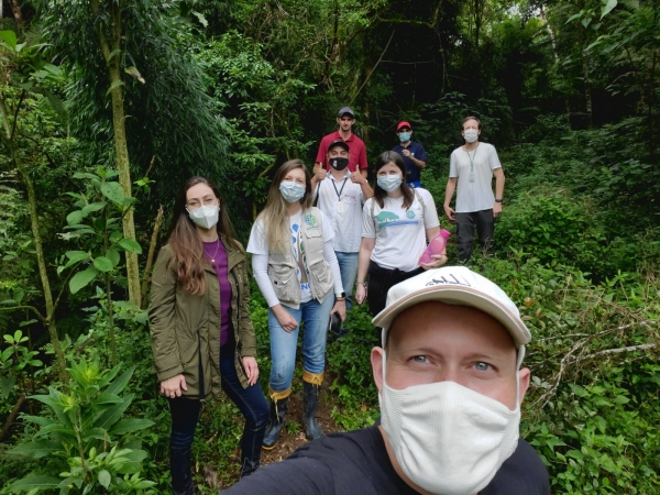 Comitê Itapocu acompanha vistoria de propriedades beneficiadas pelo Programa Produtor de Água do Rio Vermelho em São Bento do Sul