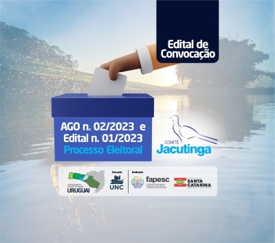 Comitê Jacutinga lança edital para processo eleitoral, 2023-2025