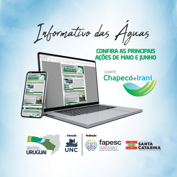 Está Disponível Para Leitura o Informativo das Águas do Mês de Junho