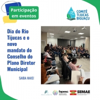 Dia do Rio Tijucas e o novo mandato do Conselho do Plano Diretor Municipal