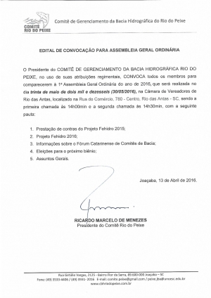 Assembleia Geral Ordinária