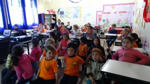 Palestra sobre Educação Ambiental na escola Drausio Celestino Cunha em Rio Claro, Major Vieira.