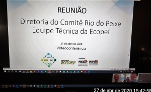 Diretoria e equipe técnica discutem andamento das atividades durante a quarentena