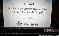 Diretoria e equipe técnica discutem andamento das atividades durante a quarentena