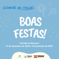 Boas Festas e Aviso de Recesso