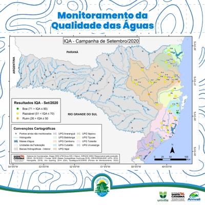 Monitoramento da Qualidade das Águas na Bacia Hidrográfica do Rio Itapocu