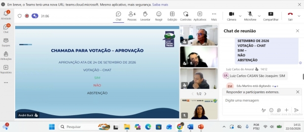 C&acirc;mara T&eacute;cnica Institucional do Comit&ecirc; Canoas-Pelotas refor&ccedil;a monitoramento das a&ccedil;&otilde;es do Plano de Recursos H&iacute;dricos