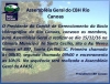 ASSEMBLÉIA GERAL ORDINÁRIA DO CBH CANOAS