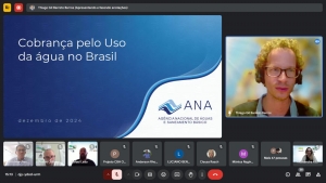 Curso “Cobrança pelo Uso de Recursos Hídricos: Instrumento de Valorização e Proteção das Águas” traz reflexões sobre o tema