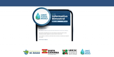 Segunda edi&ccedil;&atilde;o do informativo bimestral do Comit&ecirc; Tijucas e Bigua&ccedil;u j&aacute; est&aacute; dispon&iacute;vel