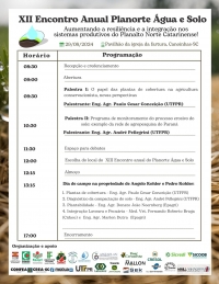 XII Encontro Anual Planorte Água e Solo