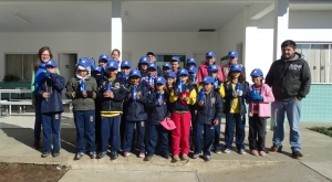 Palestra sobre educação ambiental na Escola Rural Bonetes de Cima na localidade de Bonetes.