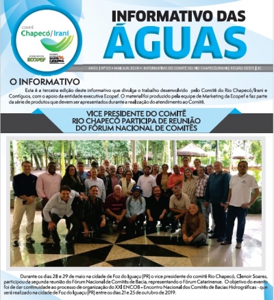 Informativo das Águas - Bimestre 03/2019 - Comitê Chapecó/Irani