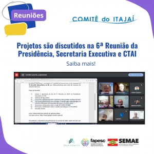 Projetos são discutidos na 6ª Reunião da Presidência, Secretaria Executiva e CTAI