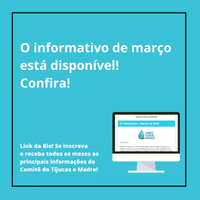 Informativo Março 2023 - O nosso informativo mensal está no ar!