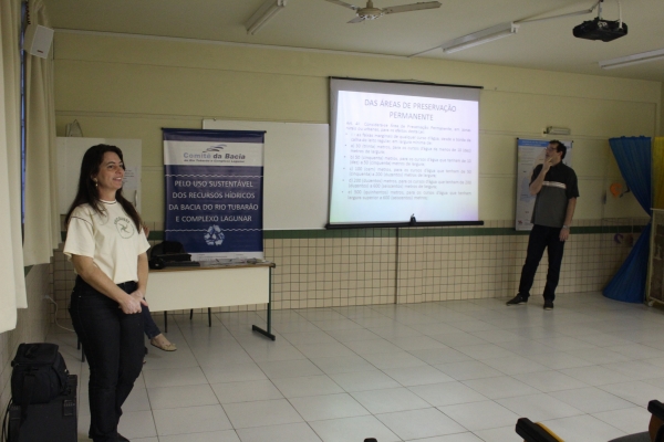 Palestra Ambiental No Colégio João Teixeira em Tubarão