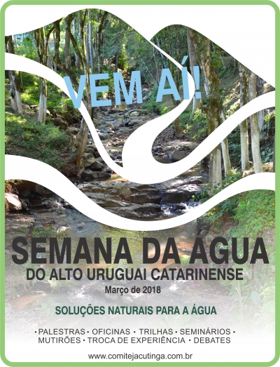 Vem aí a VII Semana da Água do Alto Uruguai Catarinense