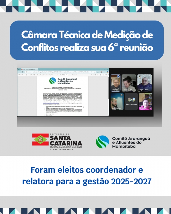 Câmara Técnica de Mediação de Conflitos realiza 6ª reunião e elege nova coordenação para o biênio 2025-2027
