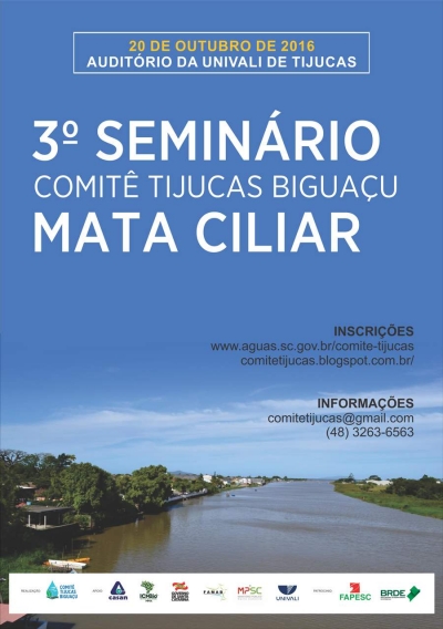 3º SEMINÁRIO DA MATA CILIAR: VOCÊ É NOSSO CONVIDADO ESPECIAL