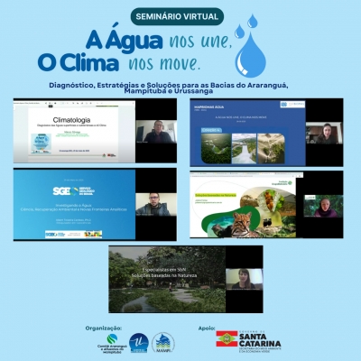 Diagnóstico das Águas e Soluções Baseadas na Natureza Marcam Discussões em Evento Técnico no Sul Catarinense
