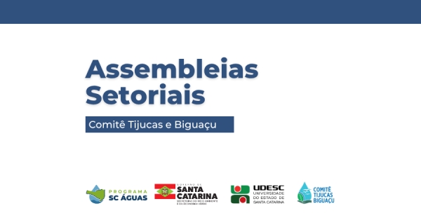 Inscri&ccedil;&otilde;es de organiza&ccedil;&otilde;es para compor o Comit&ecirc; Tijucas e Bigua&ccedil;u seguem at&eacute; 20 de agosto