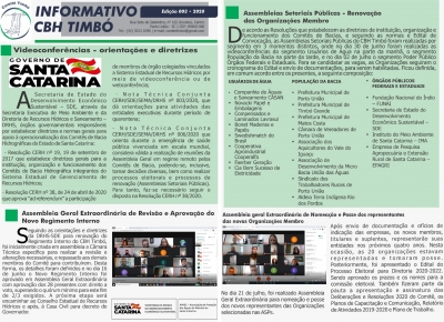 INFORMATIVO CBH TIMBÓ