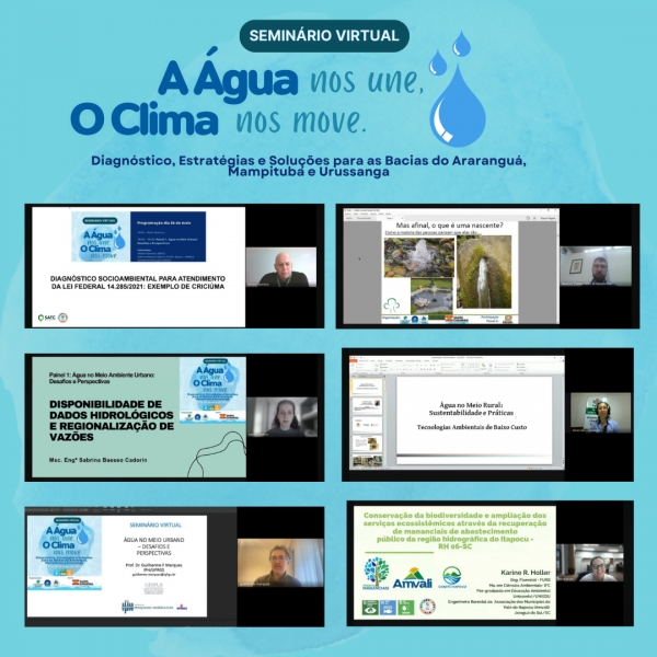 Comitês organizam evento conjunto sobre Água e Clima